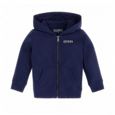 GUESS ζακέτα με κουκούλα N3YQ07KAUG0-G7V2 μπλε